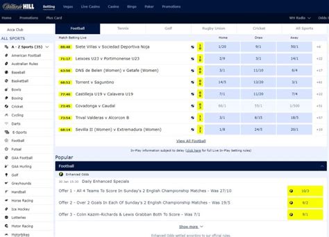 william hill odds checker|william hill sign in.